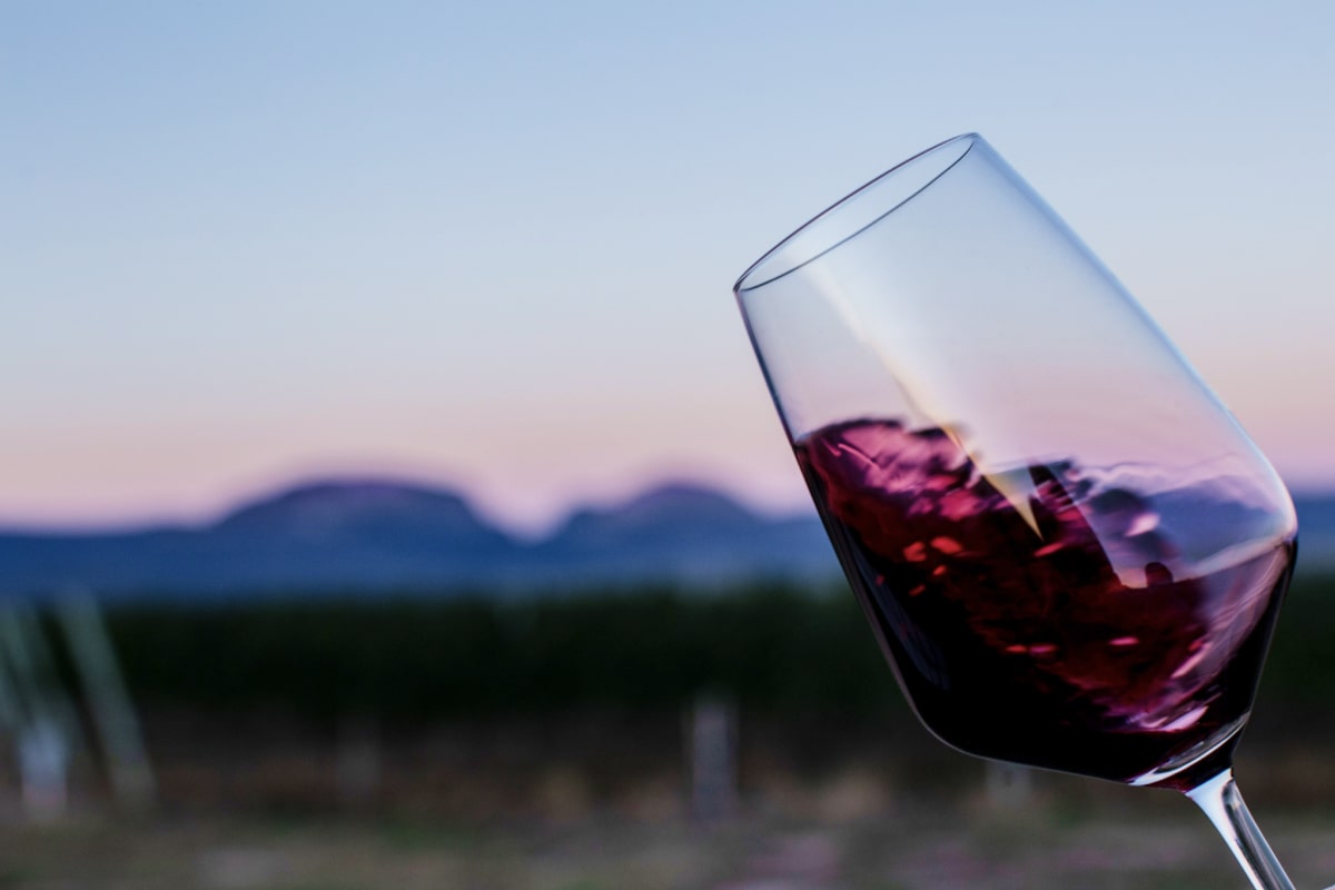 Taça de tinto Vinícola UVVA